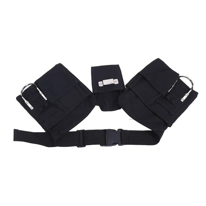 Gereedschapsriem Heavy Duty Verstelbaar Oxford Doek Utility Framebouw Riem Constructiegereedschap voor Timmerman black