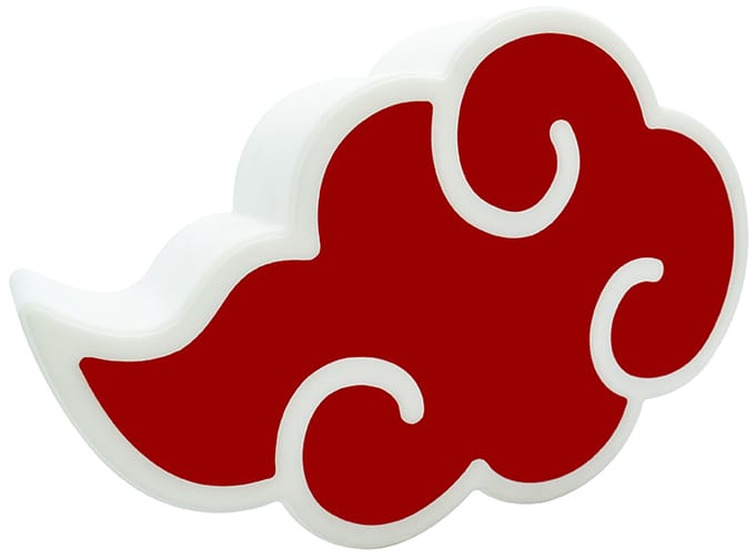 Naruto - Anime Lamp - Shippuden - Akatsuki Cloud - voor Geen - rood-wit