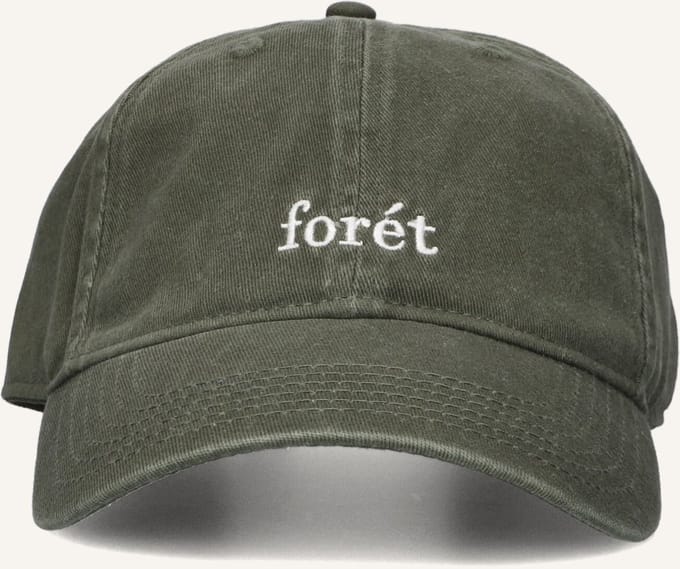 Forét Hawk Washed Cap Petten Heren - Groen - Maat ONESIZE