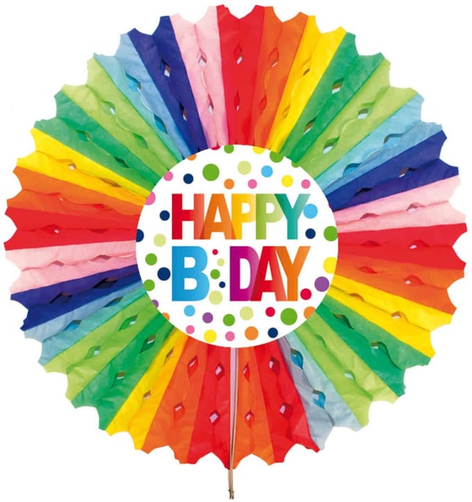 Folat - Honeycomb Rainbow Dots 30 cm