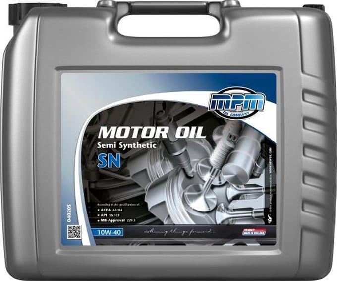 MPM Motorolie 10w40 SN - 20 liter
