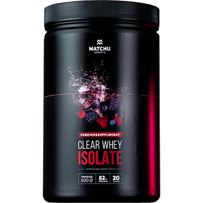 Matchu Sports Clear Whey - Forest Fruit - 500g - Zwart, Roze
