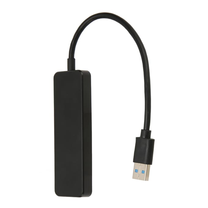Hub USB 3.0 4 en 1 USB 3.0 vers 4 ports USB 3.0, adaptateur multiport USB C pour Windows, Office et Business black