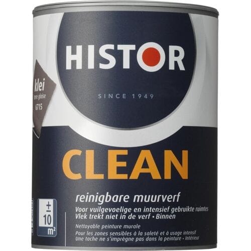 Histor Clean Muurverf - 1 liter - Klei