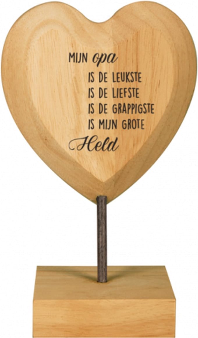 Hart - Opa - Lint: Speciaal voor jou - Cadeauverpakking