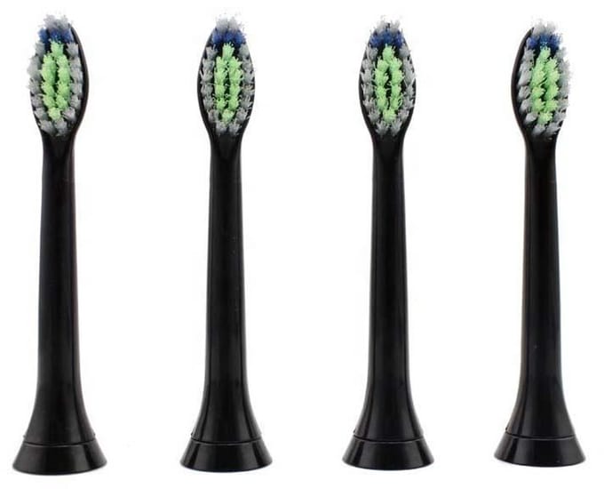 Vervangende opzetborstels, 4-pack