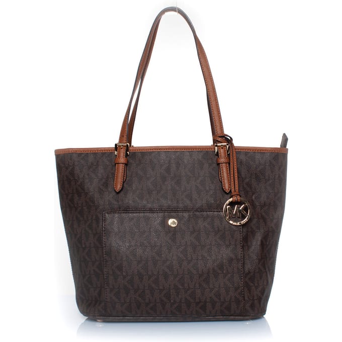 Michael Kors Jetset canvas shopper met logo