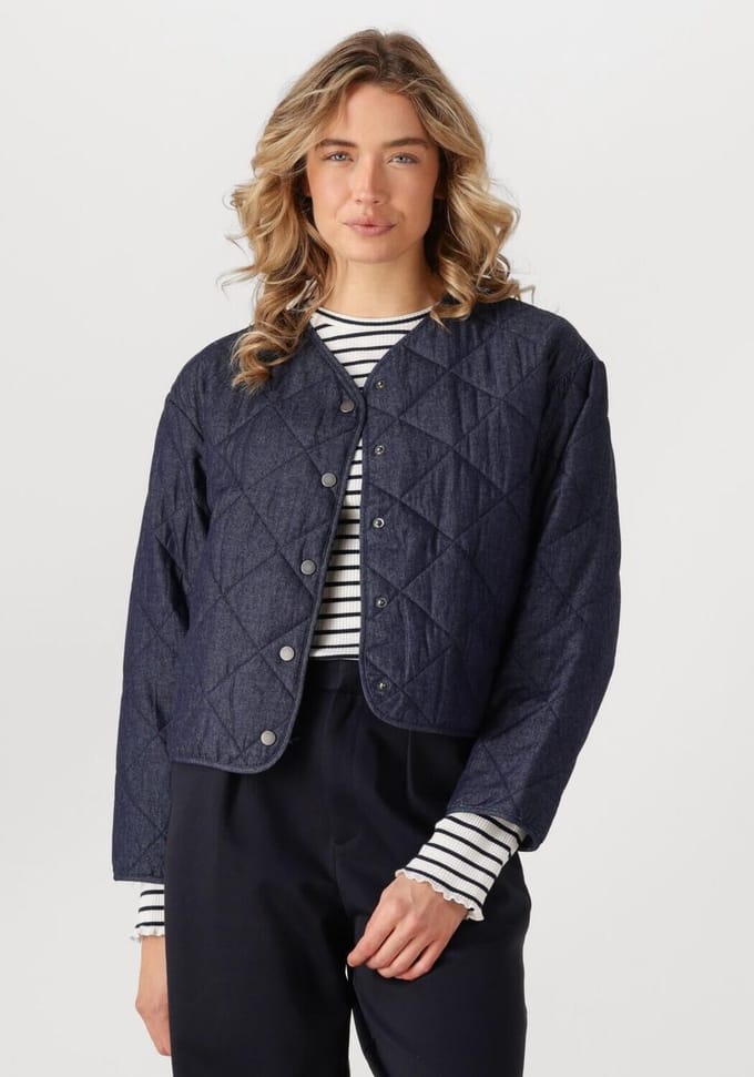 MSCH Copenhagen Mschlysandra Jacket Jassen Dames - Zomerjas - Donkerblauw - Maat M/L