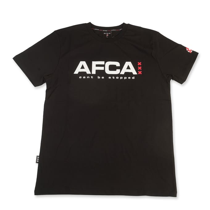 T-Shirt AFCA CBS Black - AFCA - Cant Be Stopped - Ajax - Amsterdam - Fanwear