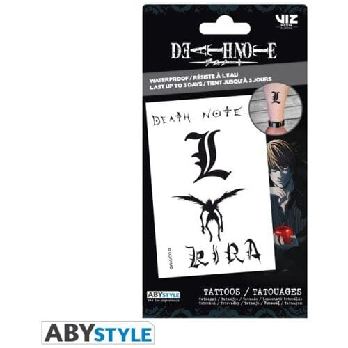 ABYstyle Waterproof Tattoos-Death Note (Diversen) Nieuw