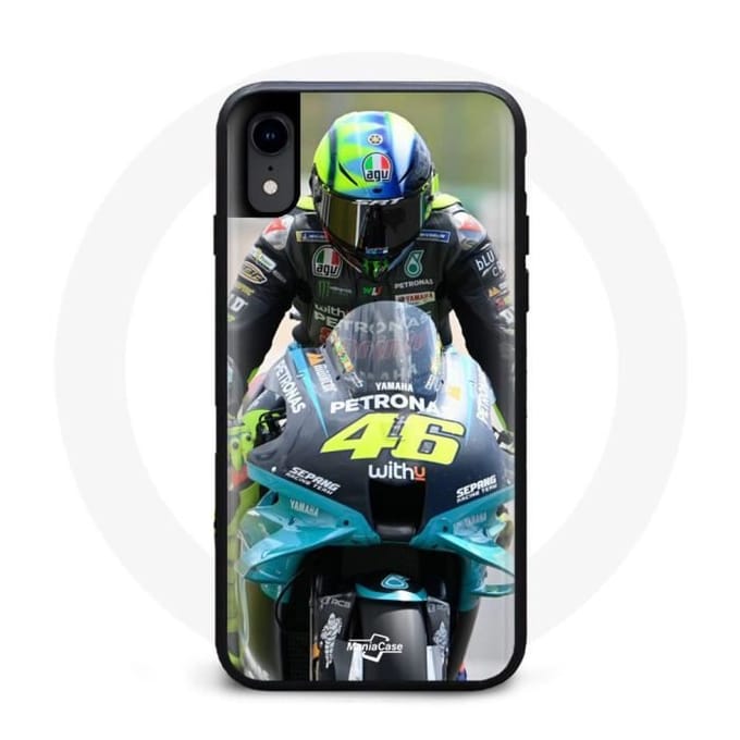 Coque - Valentino Rossi - Iphone X - Rigide - Noir - Synthétique