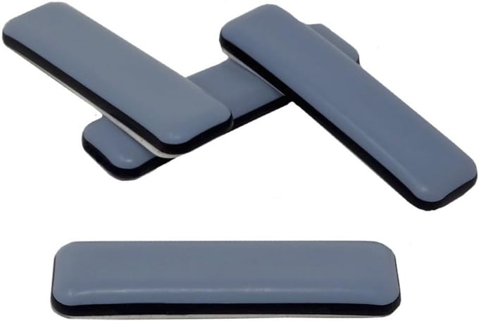 Zelfklevende Viltglijders voor Zware Meubels - PTFE - 19x70mm - Set van 16