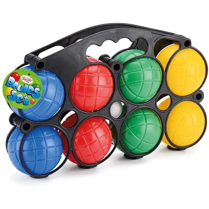 Plastic boule voor pétanque Toyrific (x8)