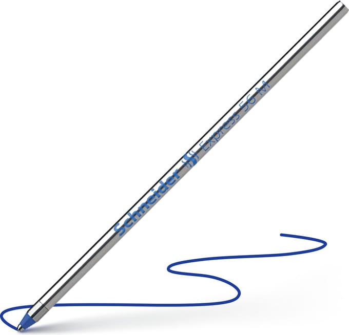 Schneider balpenvulling - Express 56 - penpunt M - blauw - S-7203