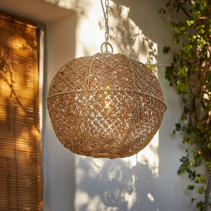 LOBERON Hanglamp Calivonne bruin