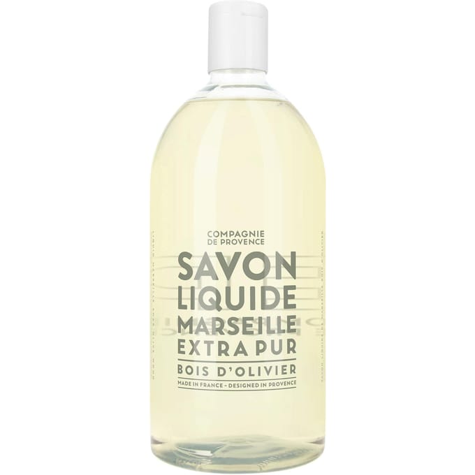 Savon de Marseille vloeibare handzeep Extra Pur Bois d'Olivier 1 liter navulling