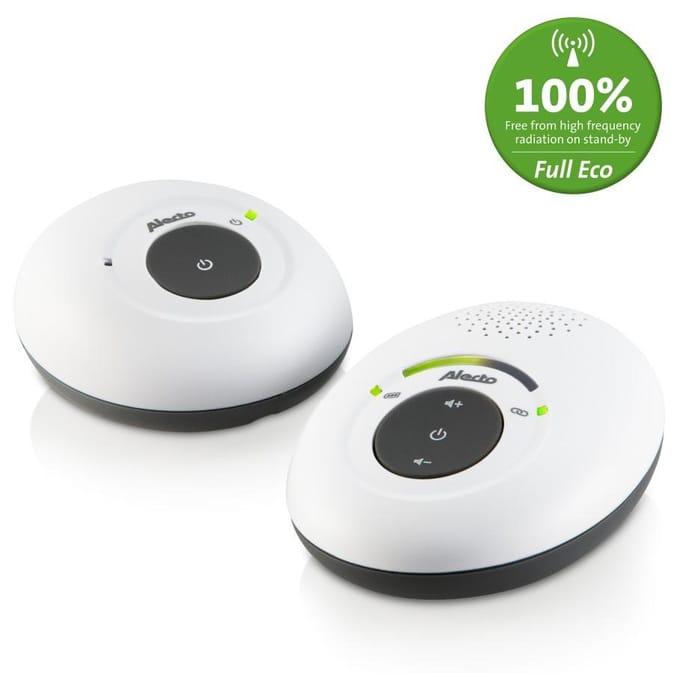 ALECTO DBX-115 - digitale babyfoon, elektronische oppas, bereik 50m, Full Eco-modus, Alecto wit
