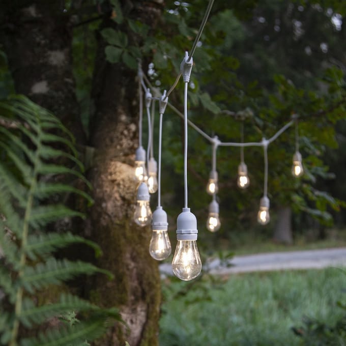 Star Trading LED-buitensnoerlamp, buitenverlichting, gloeilampen, warm wit, 360 cm
