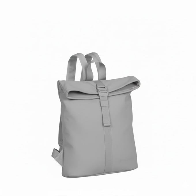 New Rebels Branson Los Angeles Rolltop Backpack Mini 7L Waterafstotende Rugzak PU Grijs