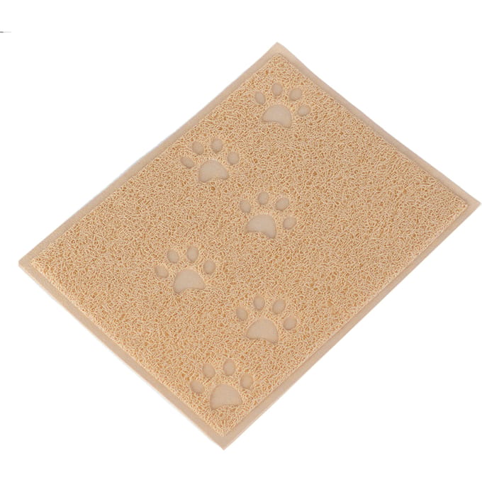 Beige Kattenbakmat 40x30 cm - antislip & hygiënisch