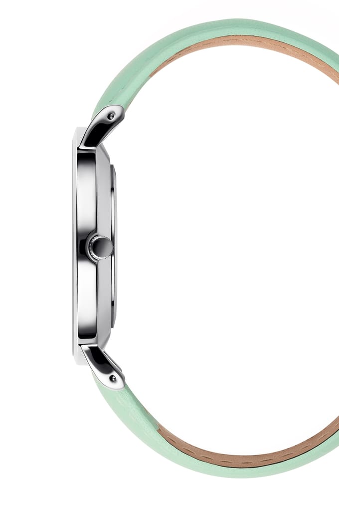 Orphelia Perla OF711806 Horloge - Leer - Groen - Ø 36 mm