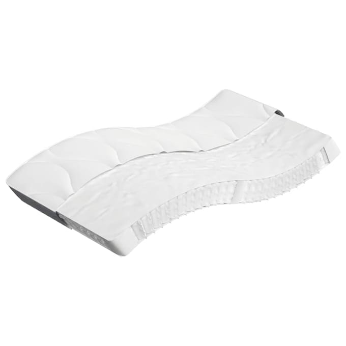vidaXL - Pocketveringmatras - middelhard - 100x200 - cm