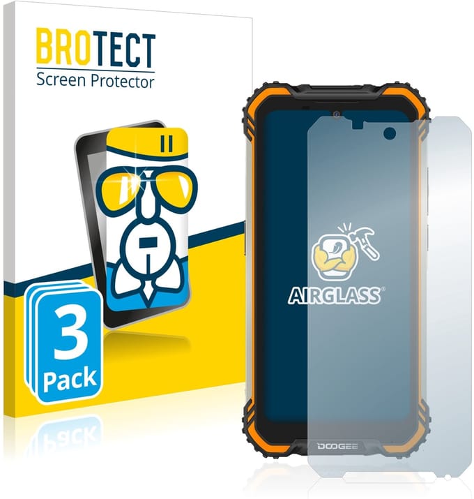Screenprotector 3 Stuks voor Doogee S58 Pro Beschermglas transparant