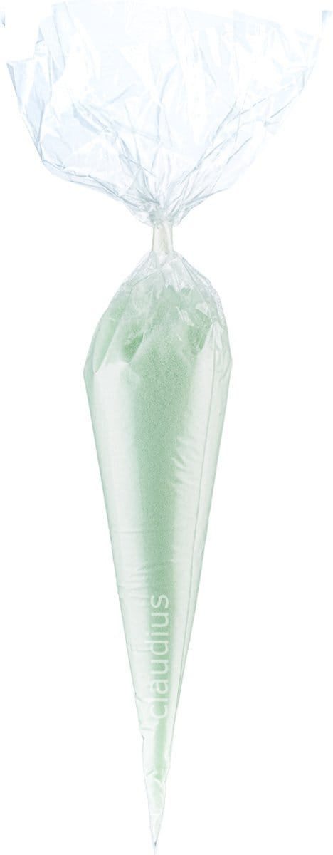 Scrubzout Eucalyptus - 500 gram in puntzak transparant - set van 6 stuks - Hydraterende Lichaamsscrub
