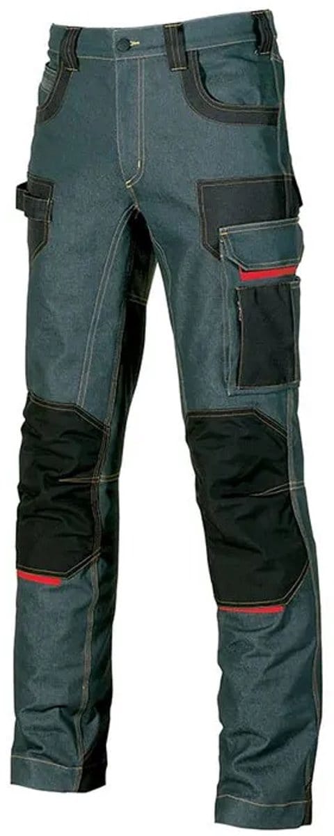 U-power Platinum Button Werkbroek Groen 46