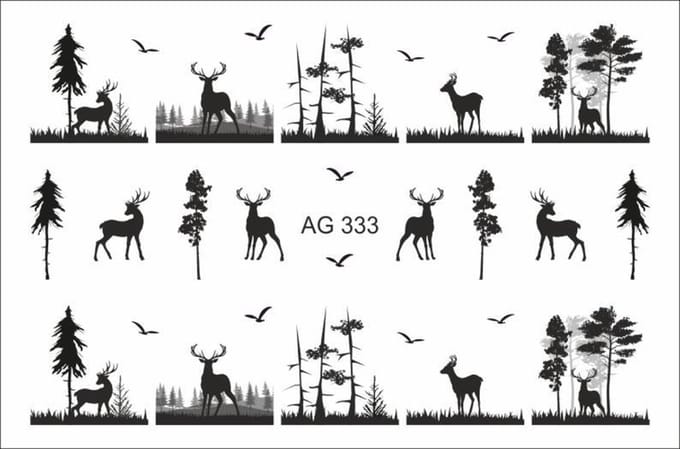Korneliya Airbrush Waterdecal AG 333