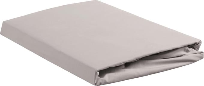 Beddinghouse - Percale-katoen - Split-topper - Hoeslaken - 140x200 cm - Licht grijs