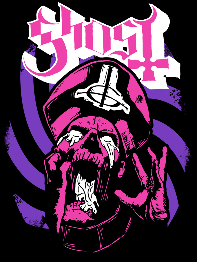 Ghost Tanktop - Papa 2 The Stuff - XL tot XXL - voor Mannen - zwart
