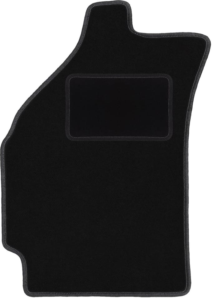 Bestuurdersmat zwart voor: Daewoo Matiz hatchback (1997-2007)