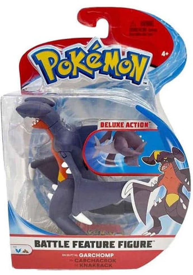Jazwares Pokémon Battle Feature Figure Garchomp 11 cm Action Figuur