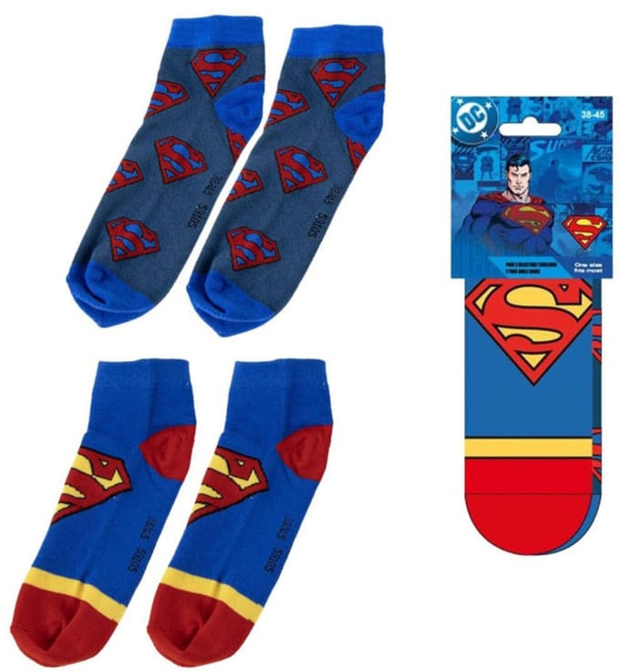 Cerdá DC Comics Ankle socks 2-packs Superman 38-45 Footwear