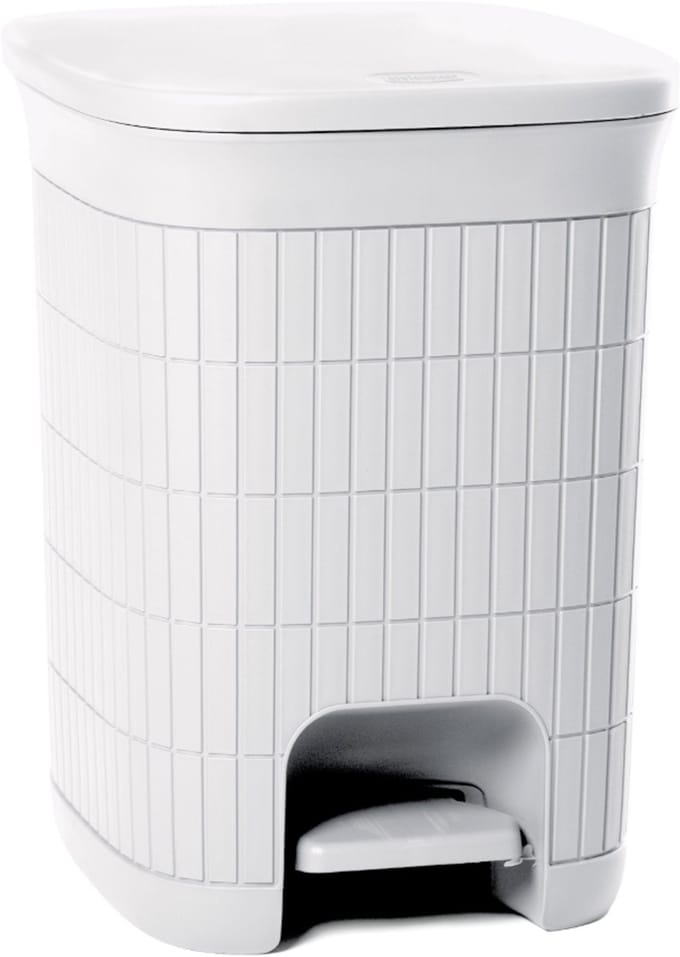 Pedaalemmer 'Domus' - 20 liter - Dust White – Gerecycled kunststof