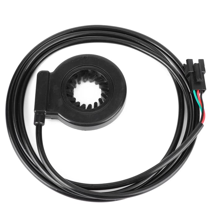 Accessoires pour vélo électrique Capteur d'assistance Double Hall 12 Aimants Roue intégrée black