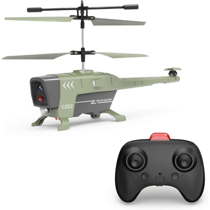 Hélicoptère télécommandé Drone télécommandé Gyroscope stabilisation évitement d'obstacles 3.5CH vert