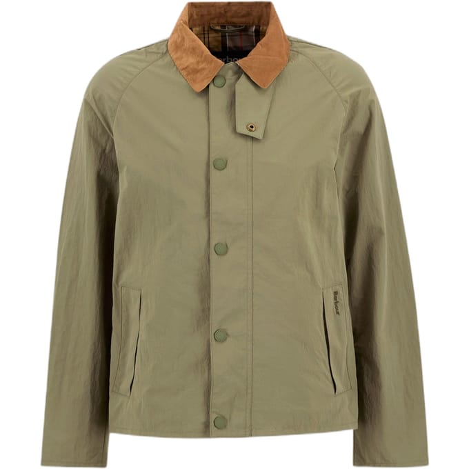 jas Barbour tracker douchedichte jas - stoffige olijf