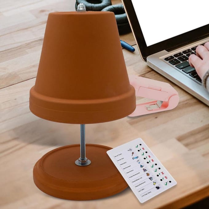 Verwarmingsplatform Handwarmer Openhaardtafel Keramische Kachel brown