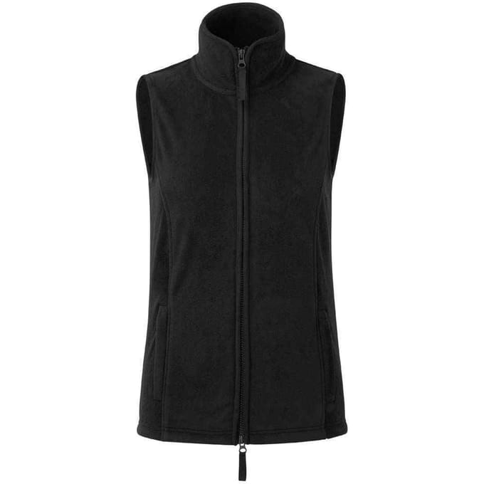 Premier Dames/dames Artisan Fleece Gilet (Zwart)