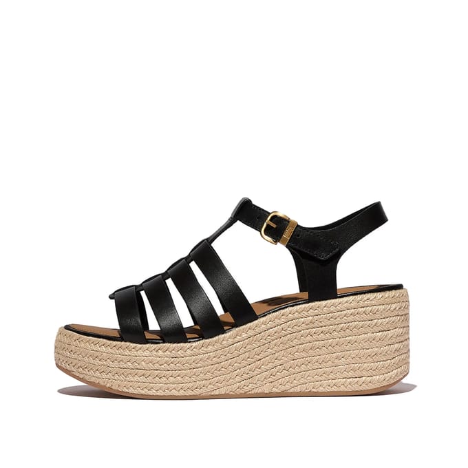 FITFLOP Jf5 Sandalen - Met Sleehak - Dames - Zwart - Maat 42