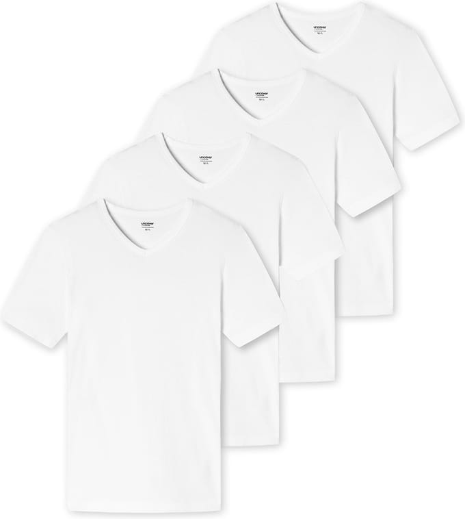 uncover by Schiesser Heren onder t-shirts 4 pack Basic