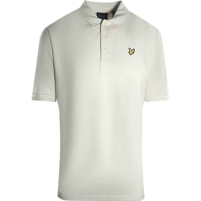 Lyle & Scott getextureerd licht mist-poloshirt