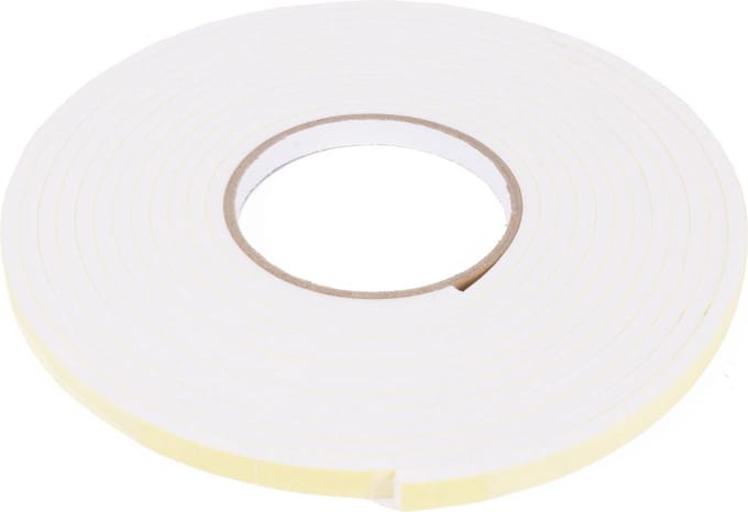 Actie4you® - Afdichtingstape - Tochtstrip - Zelfklevend - 9 mm breed x 5,5 meter – Wit