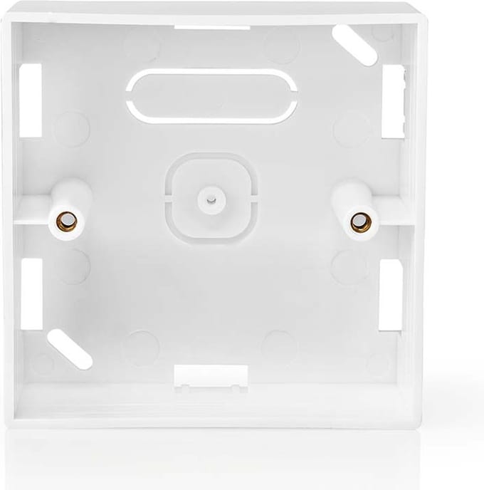 Nedis Opbouwdoos - Accessoire voor: WIFIWC10WT / WIFIWS10WT / WIFIWS20WT - Wandmontage - Wit