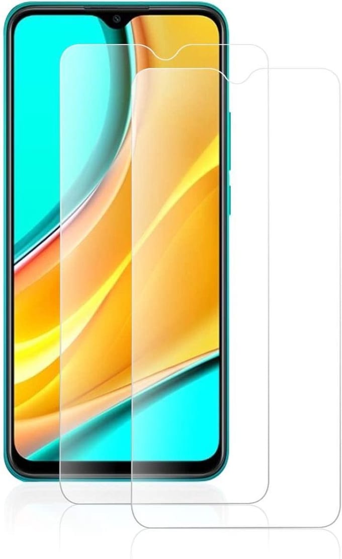 Screenprotector Glas - Tempered Glass Screen Protector Geschikt voor: Xiaomi Redmi 9A - 2x