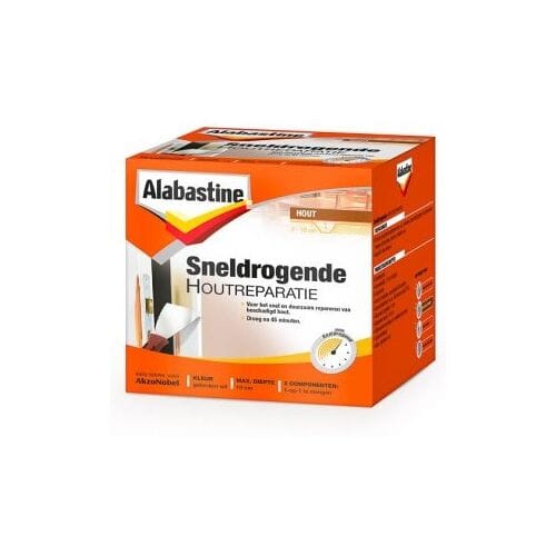 Alabastine Sneldrogende Houtreparatie - Gebroken wit - 500 gr