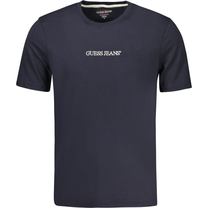 Guess Jeans Blu Organic Katoen Heren T-Shirt