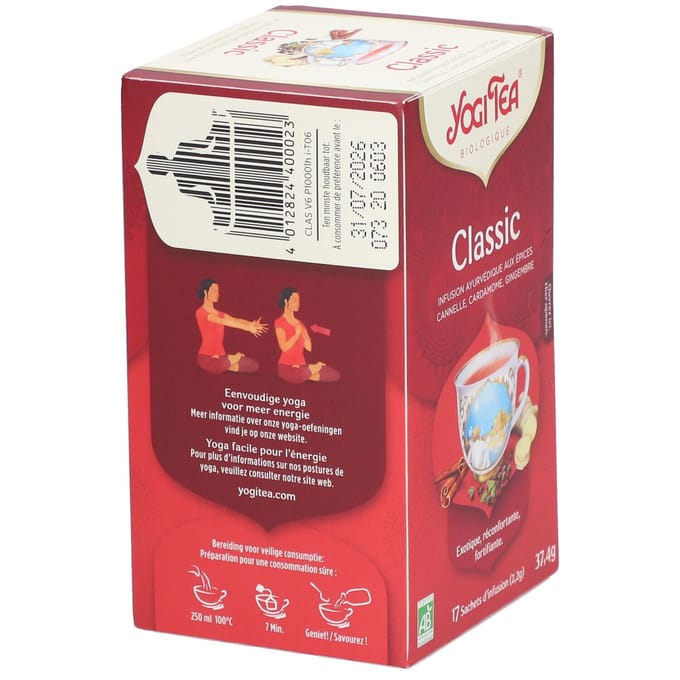 YogiTea Biologische Classic Cinnamon Spicy NL-Bio-1